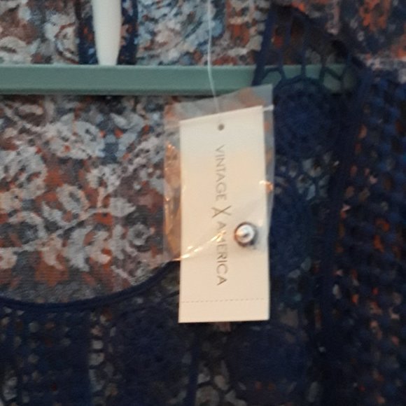 Boho top by Vintage America - Picture 2 of 7